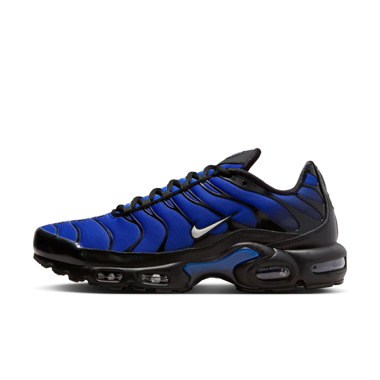 Blue and black nike trainers online