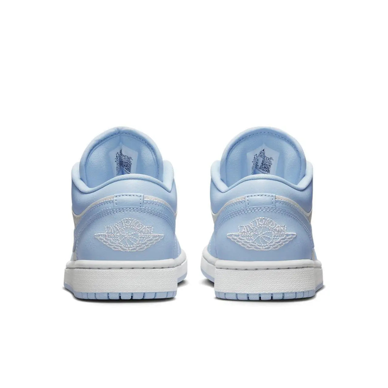 Blue and white low top jordans online