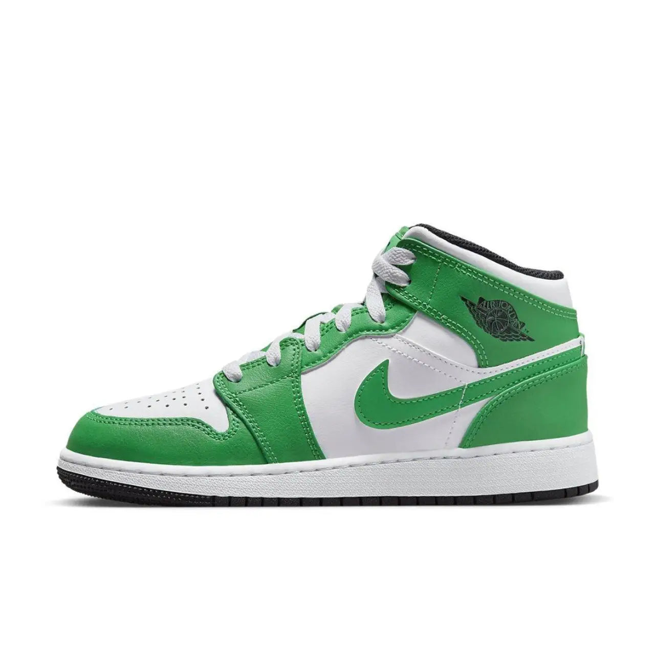 Jordan 1 Mid Lucky Green (GS)