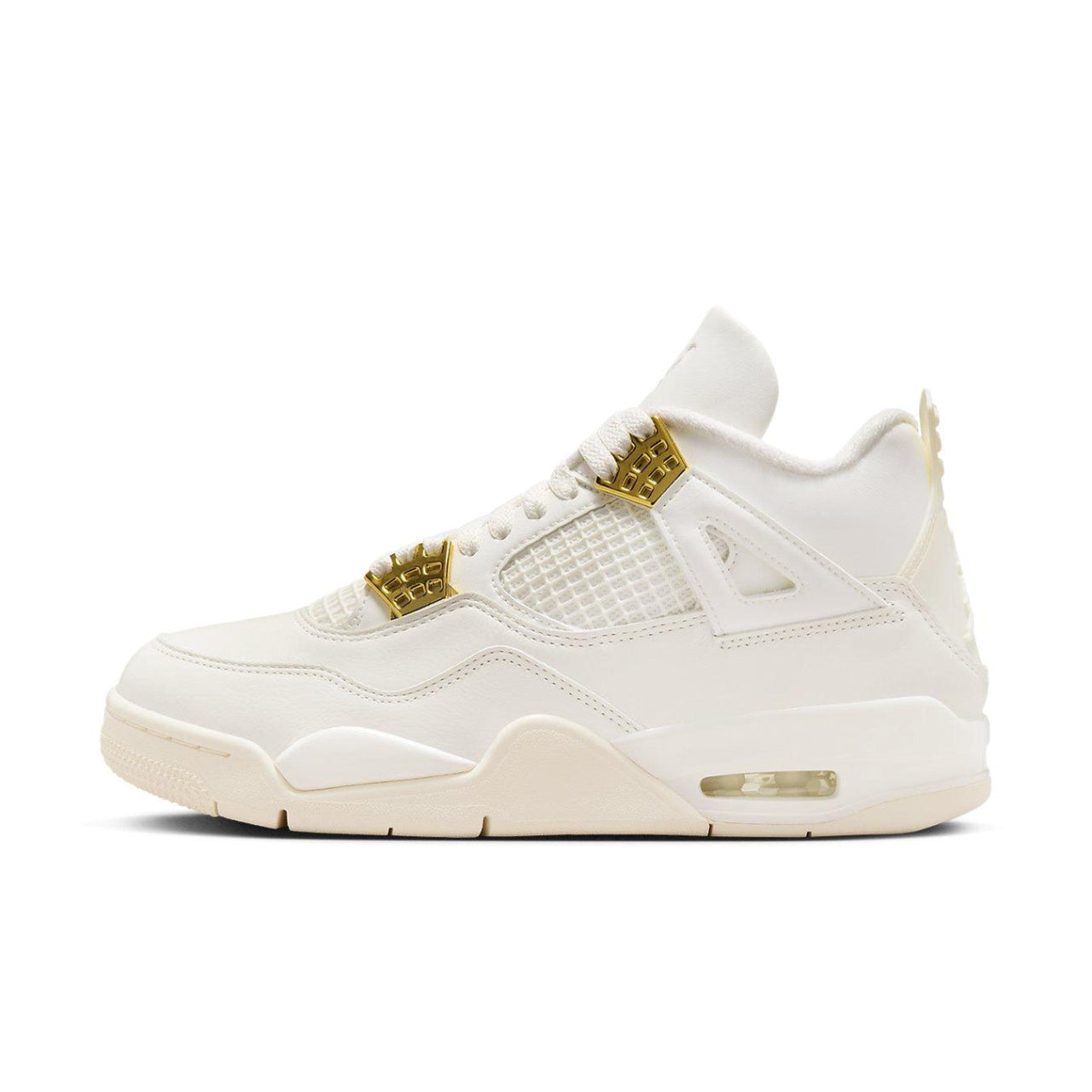 Jordan 4 Retro Metallic Gold - left side