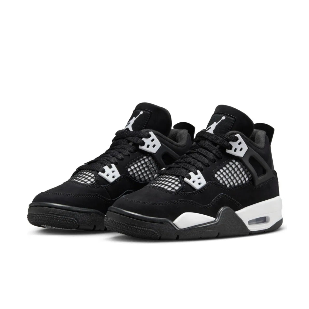 Jordan 4 Retro White Thunder (GS) - FQ8213-001 - Medial