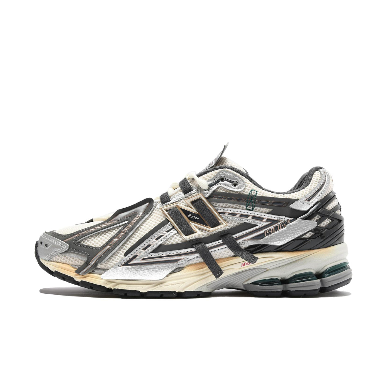 New Balance 1906A Silver Metalic Castlerock - M1906AD - Left