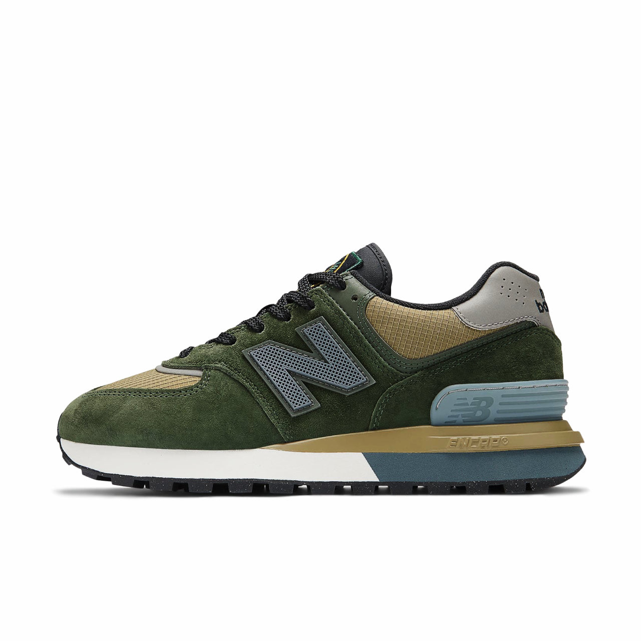 New Balance 574 Legacy Stone Island Dark Green - U574LGIL - Left