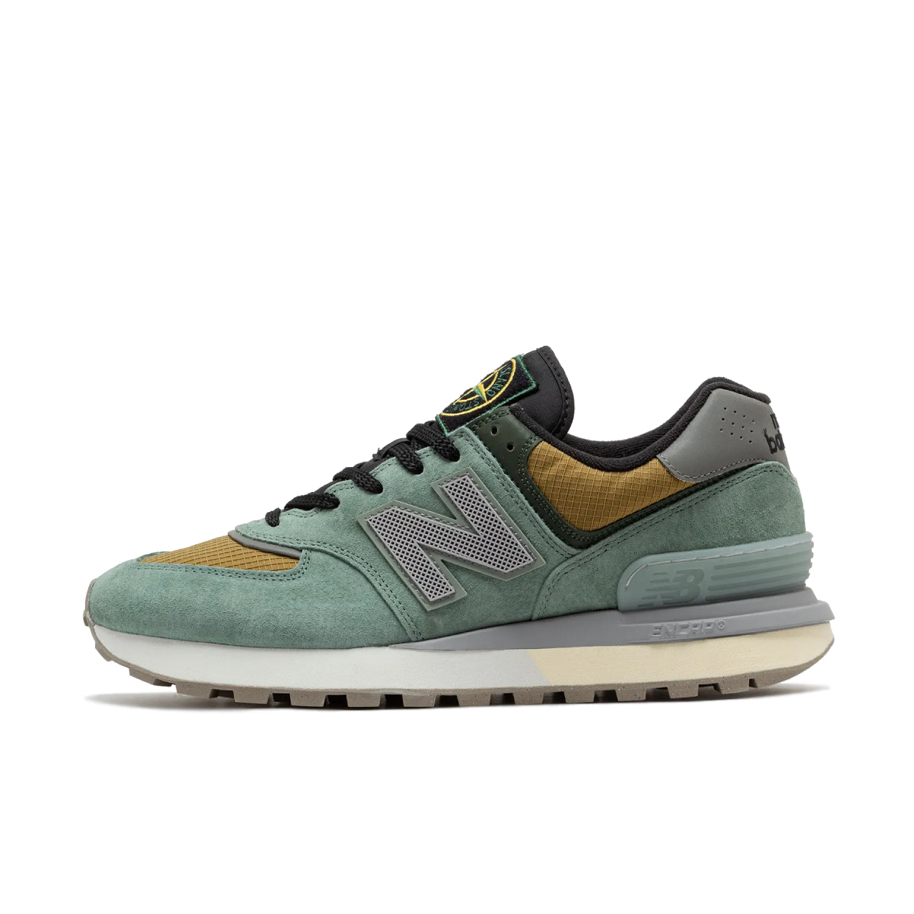 New Balance 574 Legacy Stone Island Light Green - U574LGTN - Left