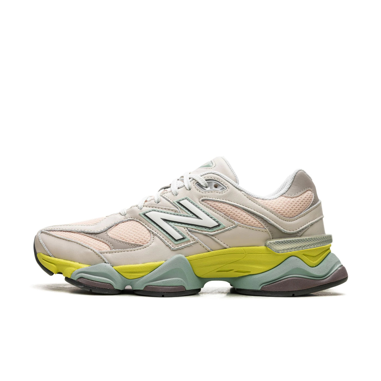 New Balance 9060 Moonbeam Vintage Rose Lime - U9060GCB - Left