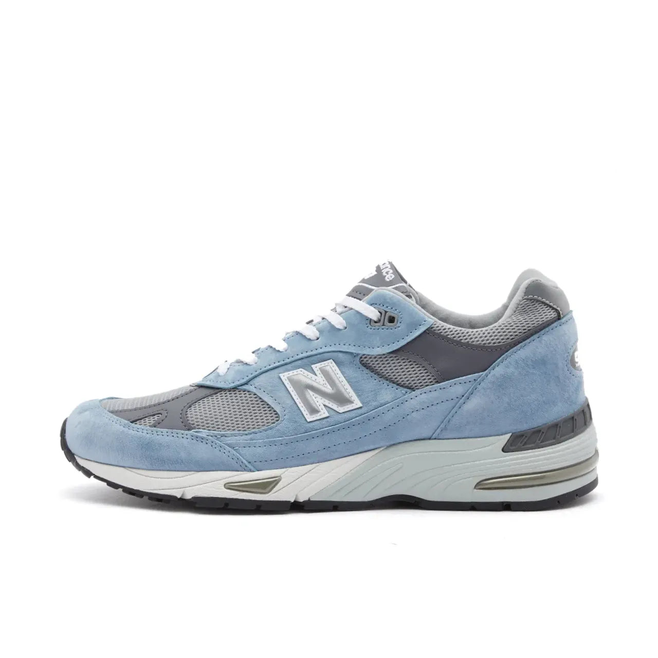 New Balance 991 Made in England Dusty Blue Alloy Smoked Pearl