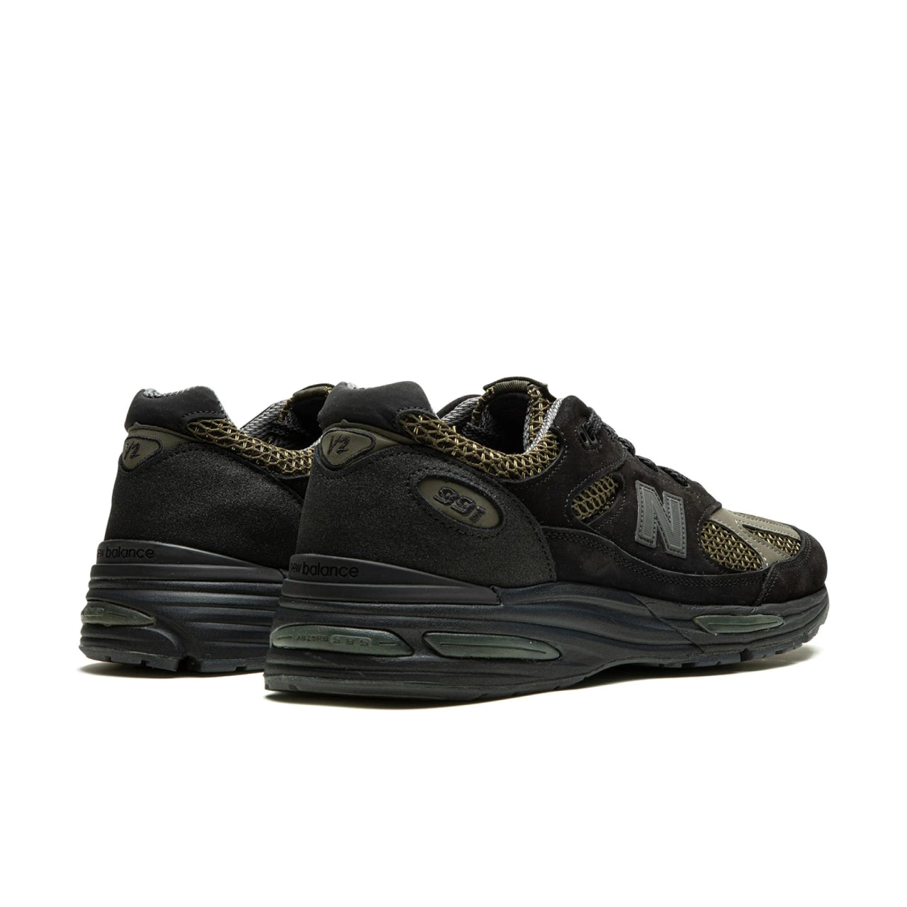 New Balance 991v2 MiUK Stone Island Black - U991SD2 - Back