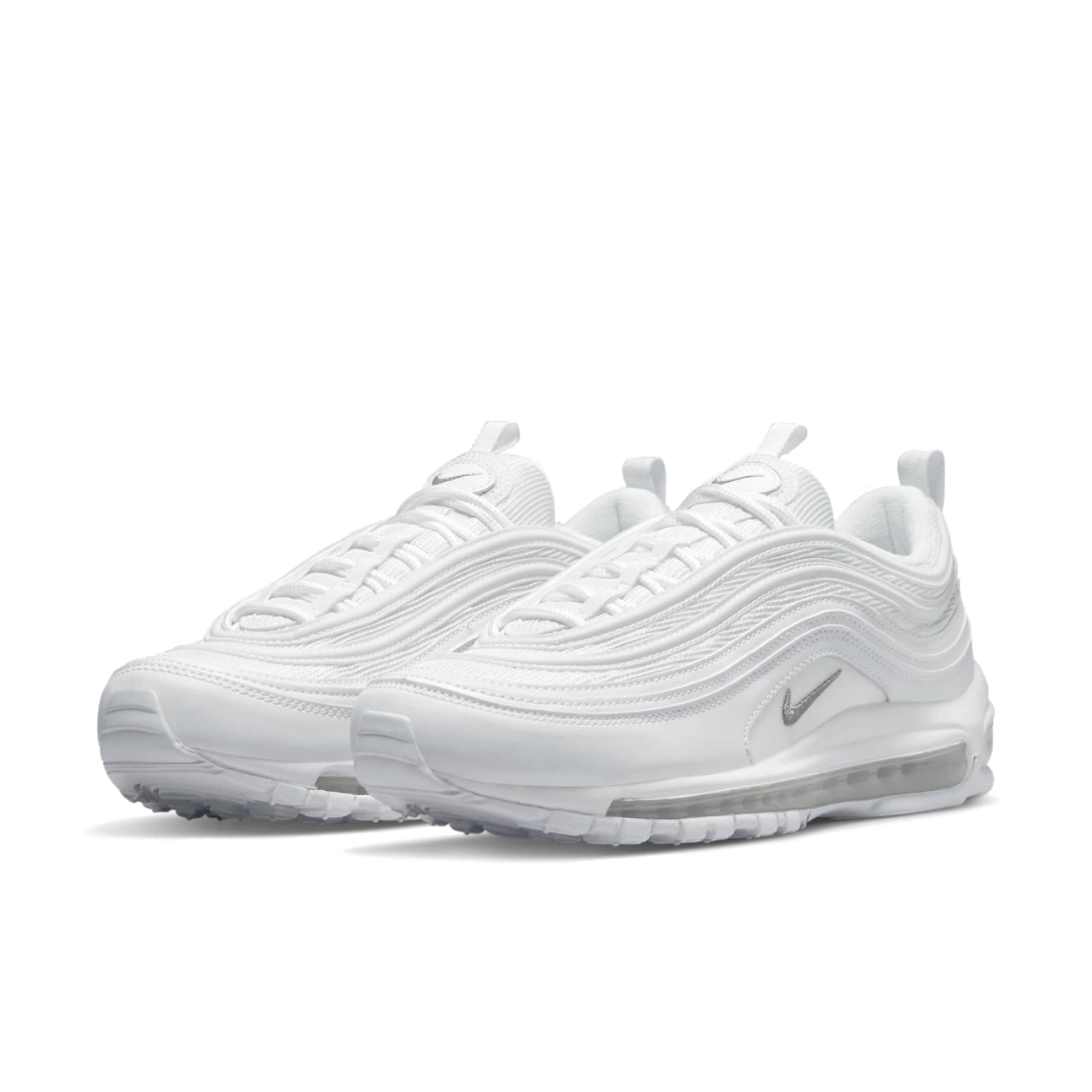 Nike Air Max 97 Triple White Wolf Grey - 921826-101 -  Medial