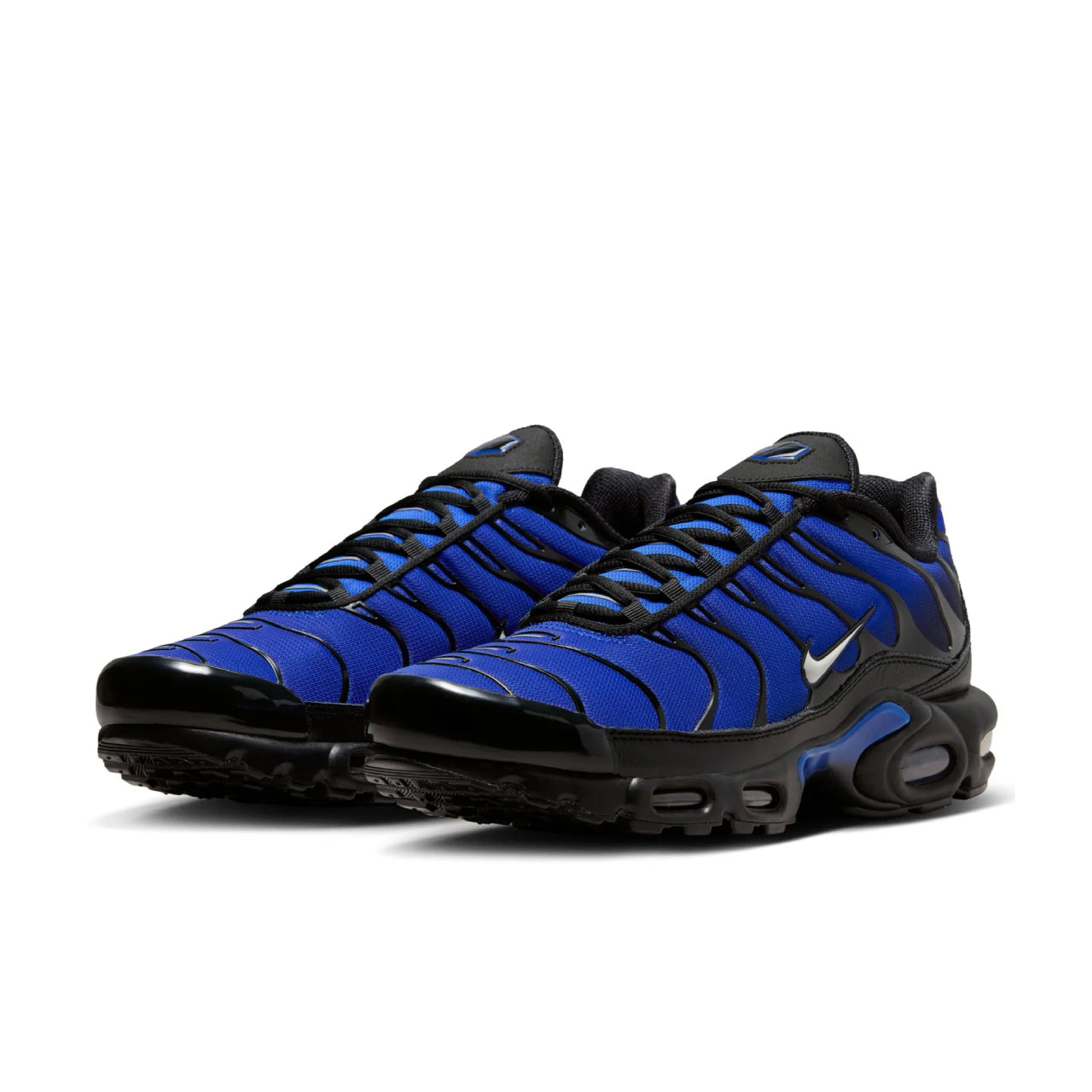 Nike Air Max Plus Premium Black Racer Blue - FQ7331-001 - Medial