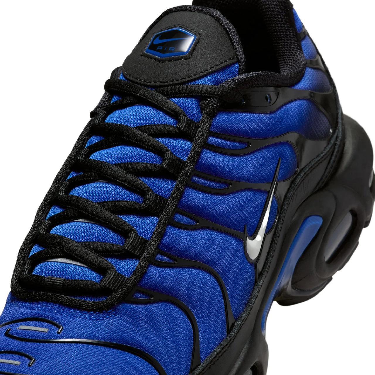 Nike Air Max Plus Premium Black Racer Blue FQ7331 001 COLLECTIVE EFFORT