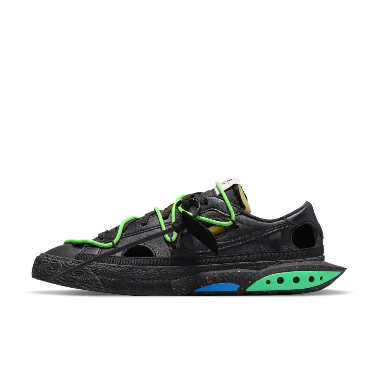 Nike Blazer Low Off White Black Electro Green