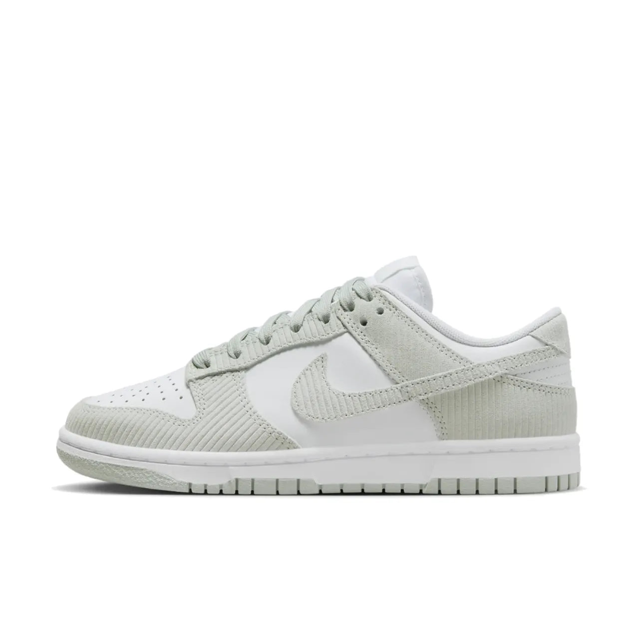 Nike Dunk Low Light Silver Corduroy