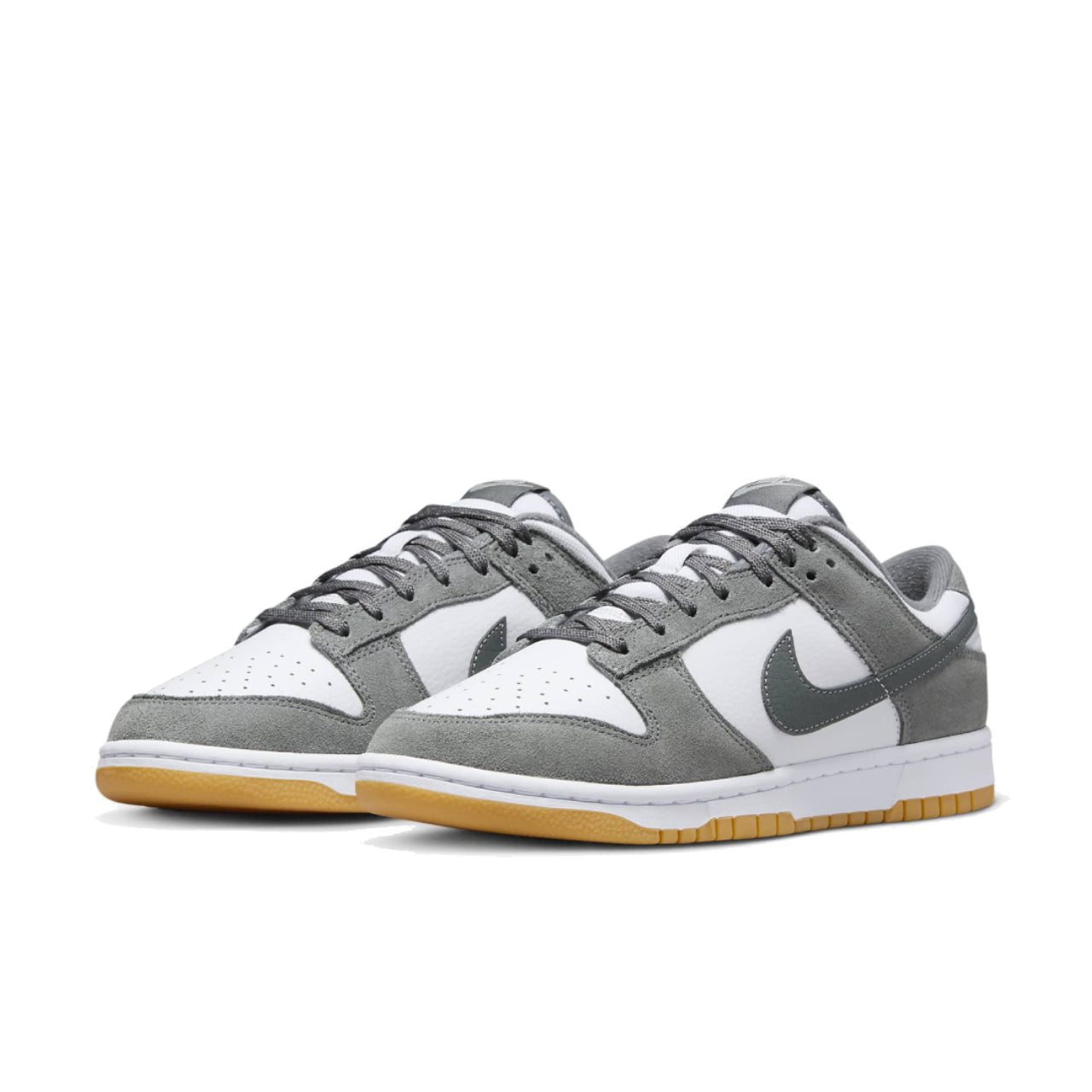 Nike Dunk Low Smoke Grey Gum 3M Swoosh - FV0389-100 - Medial