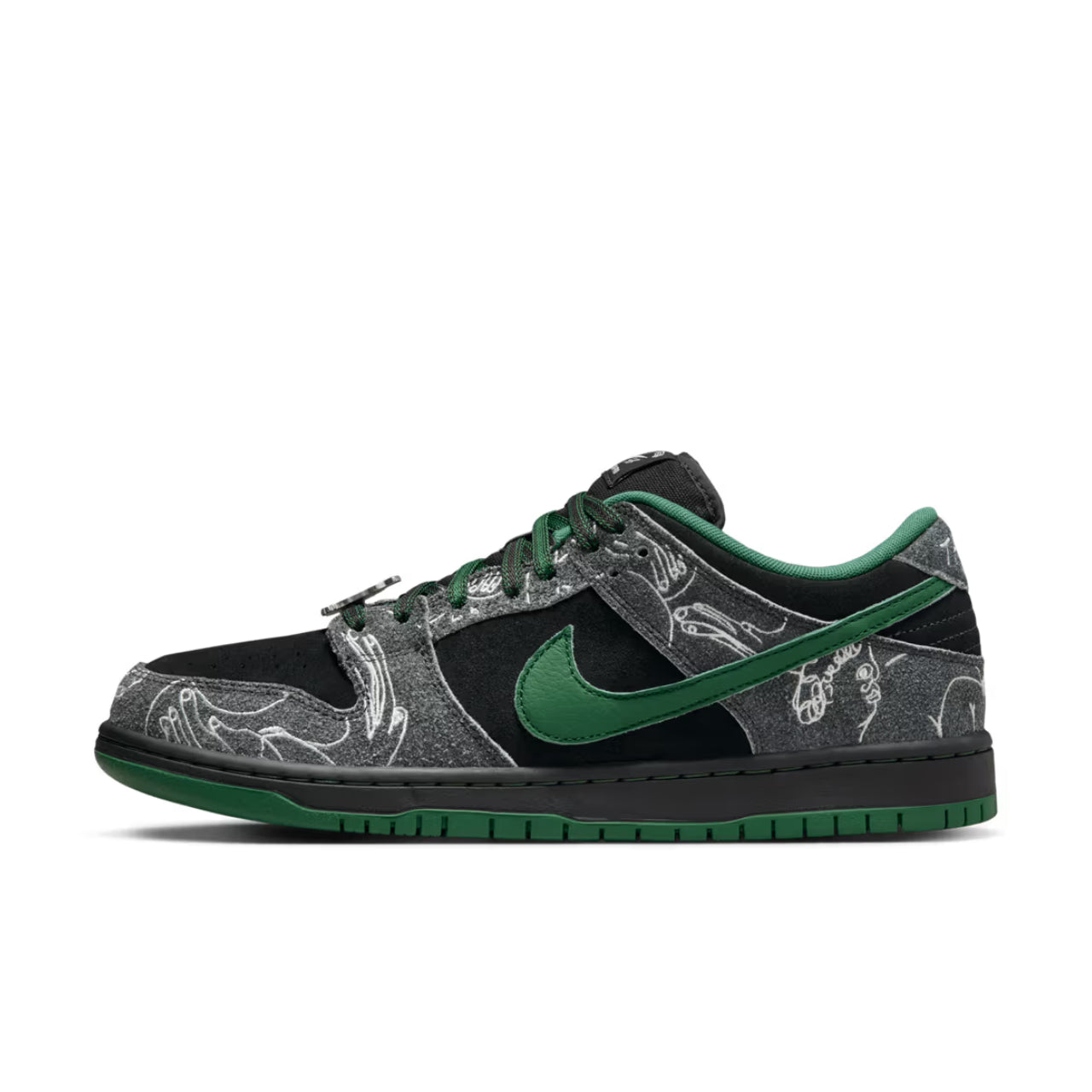 Nike SB Dunk Low There Skateboard - HF7743-001 - Left