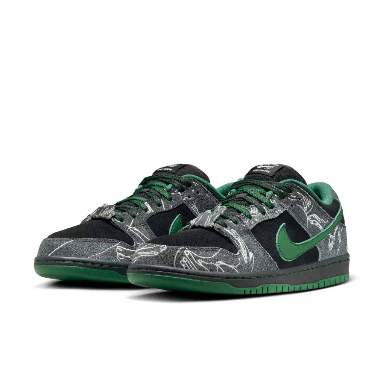 Nike SB Dunk Low There Skateboard - HF7743-001 - Medial