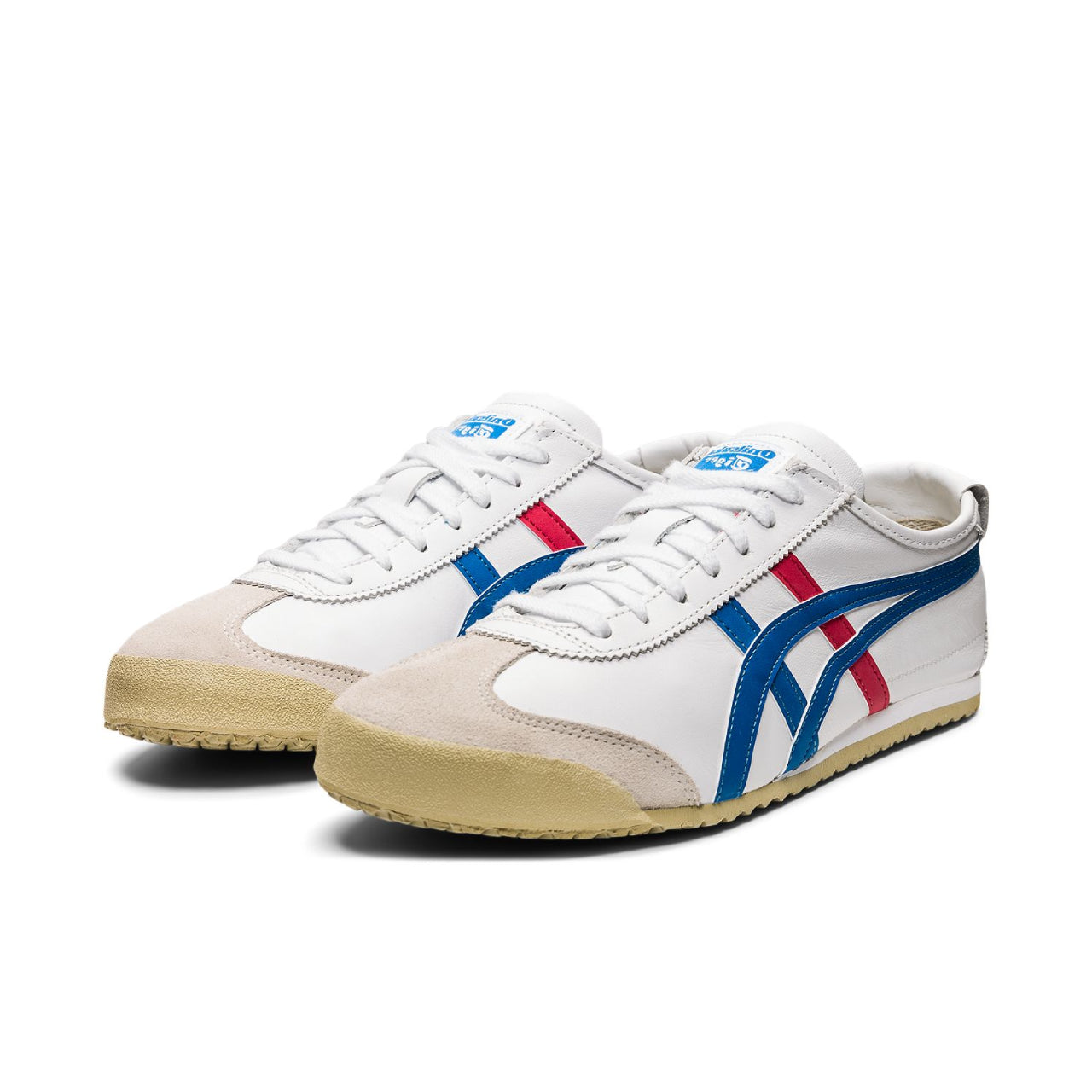 Onitsuka Tiger Mexico 66 White Blue Red - 1183C102-100/DL408-0146 - Medial