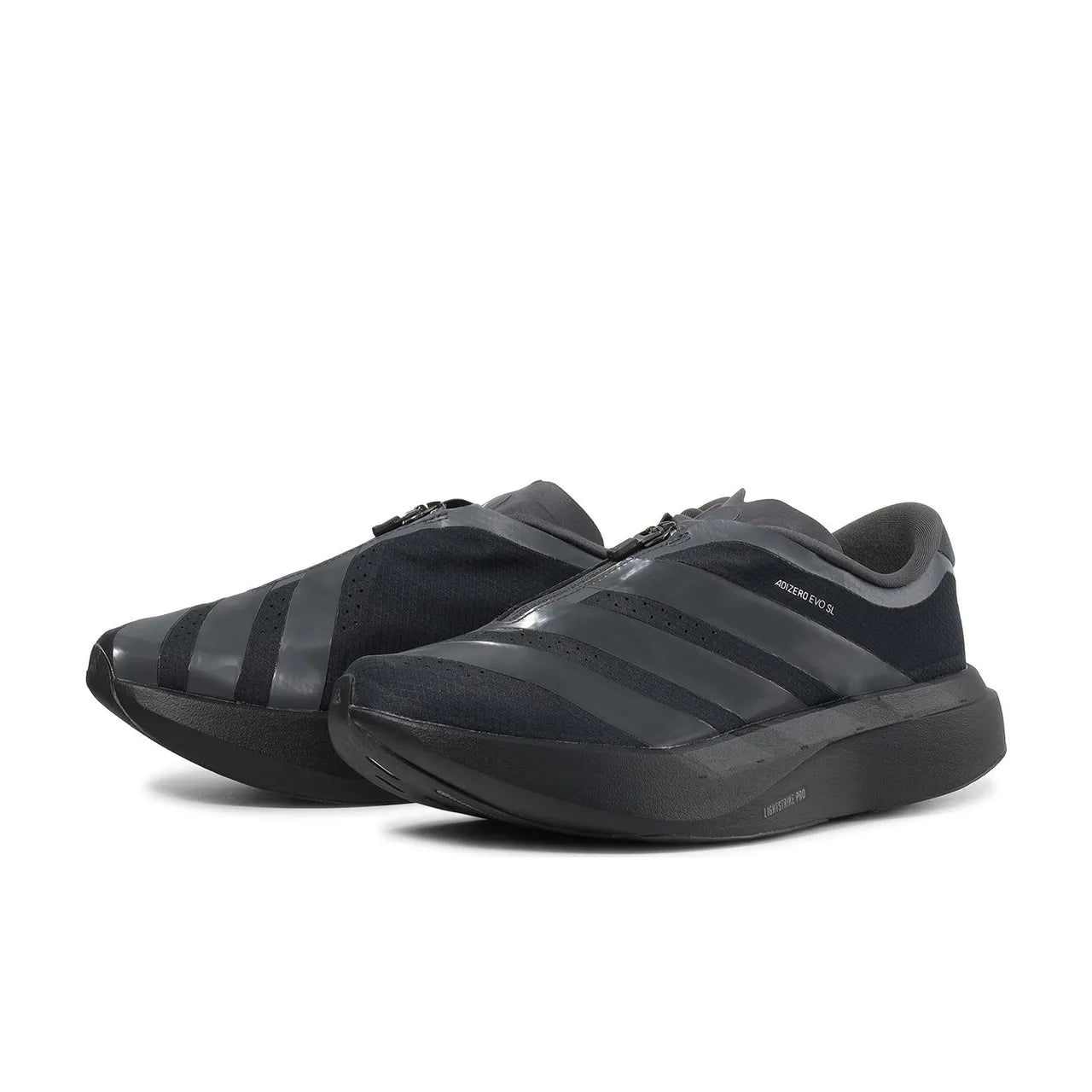 adidas Adizero Evo SL Zip Black Gray Six - 2