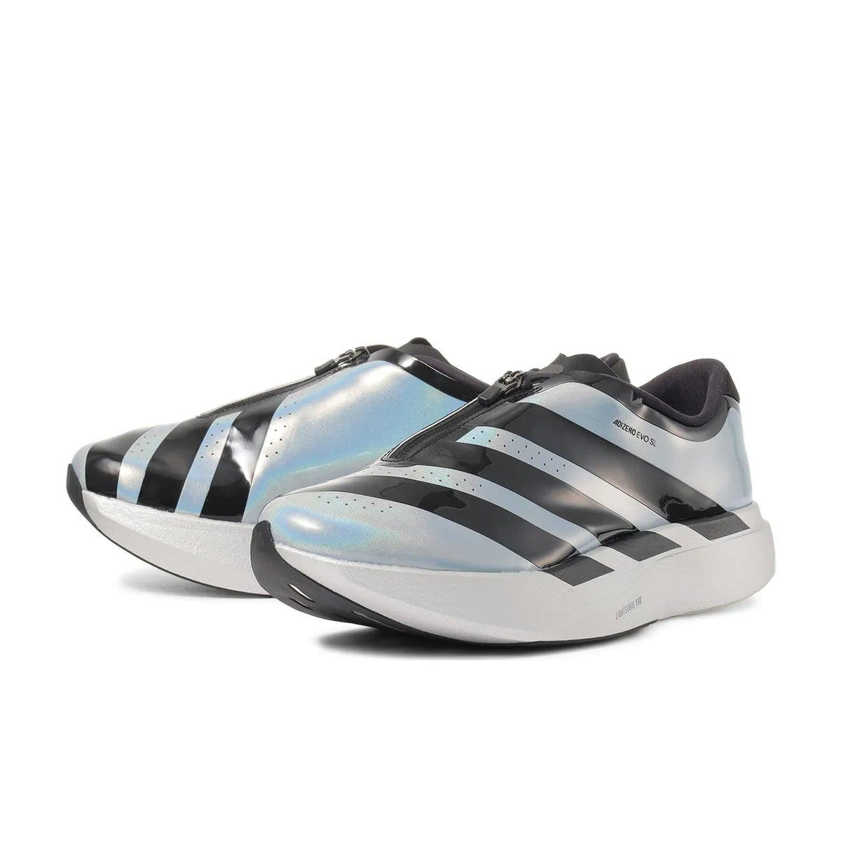 adidas Adizero Evo SL Zip Silver Metallic Black - 2