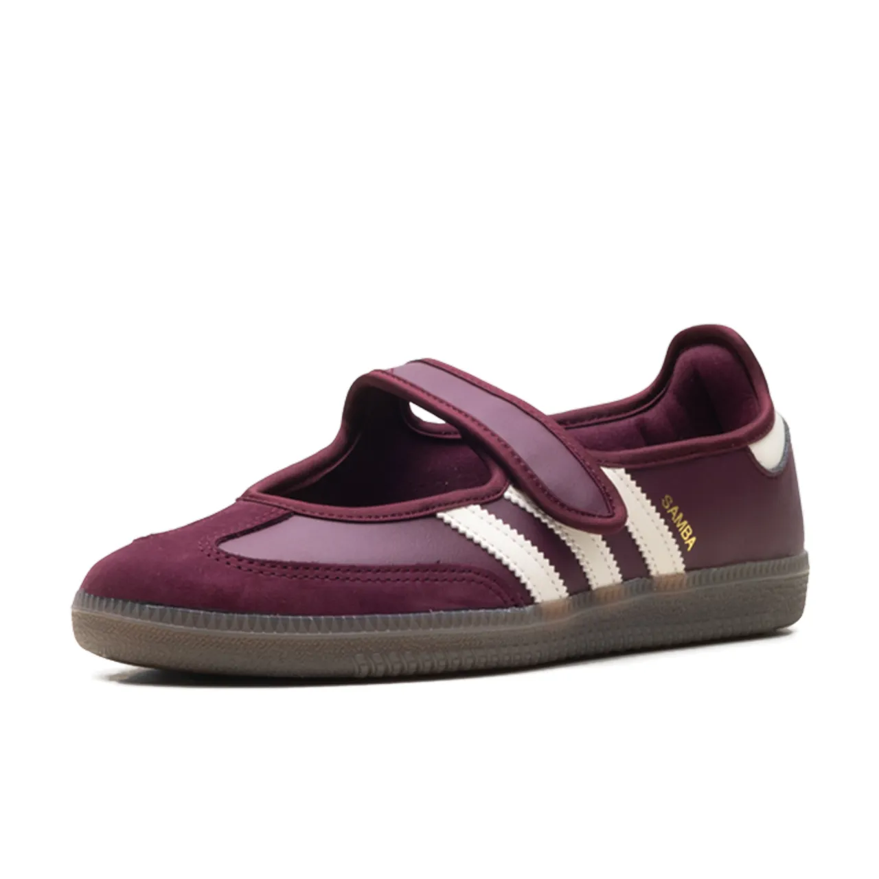 adidas Samba Jane Maroon Cream White - 4