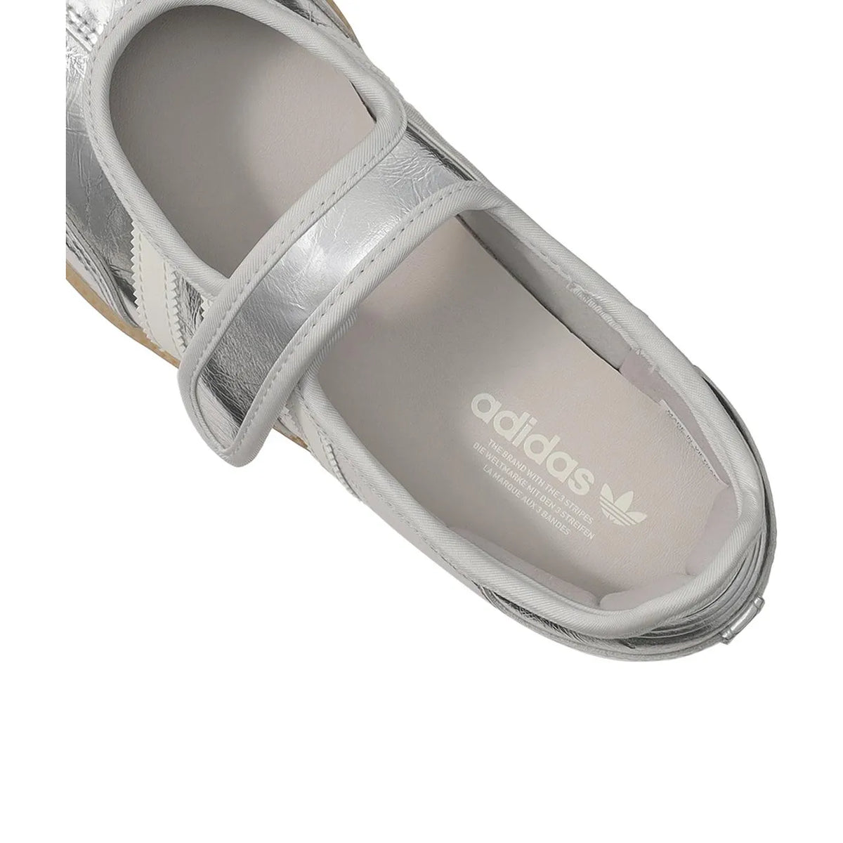 adidas Samba Jane Silver Metallic Off White - 7
