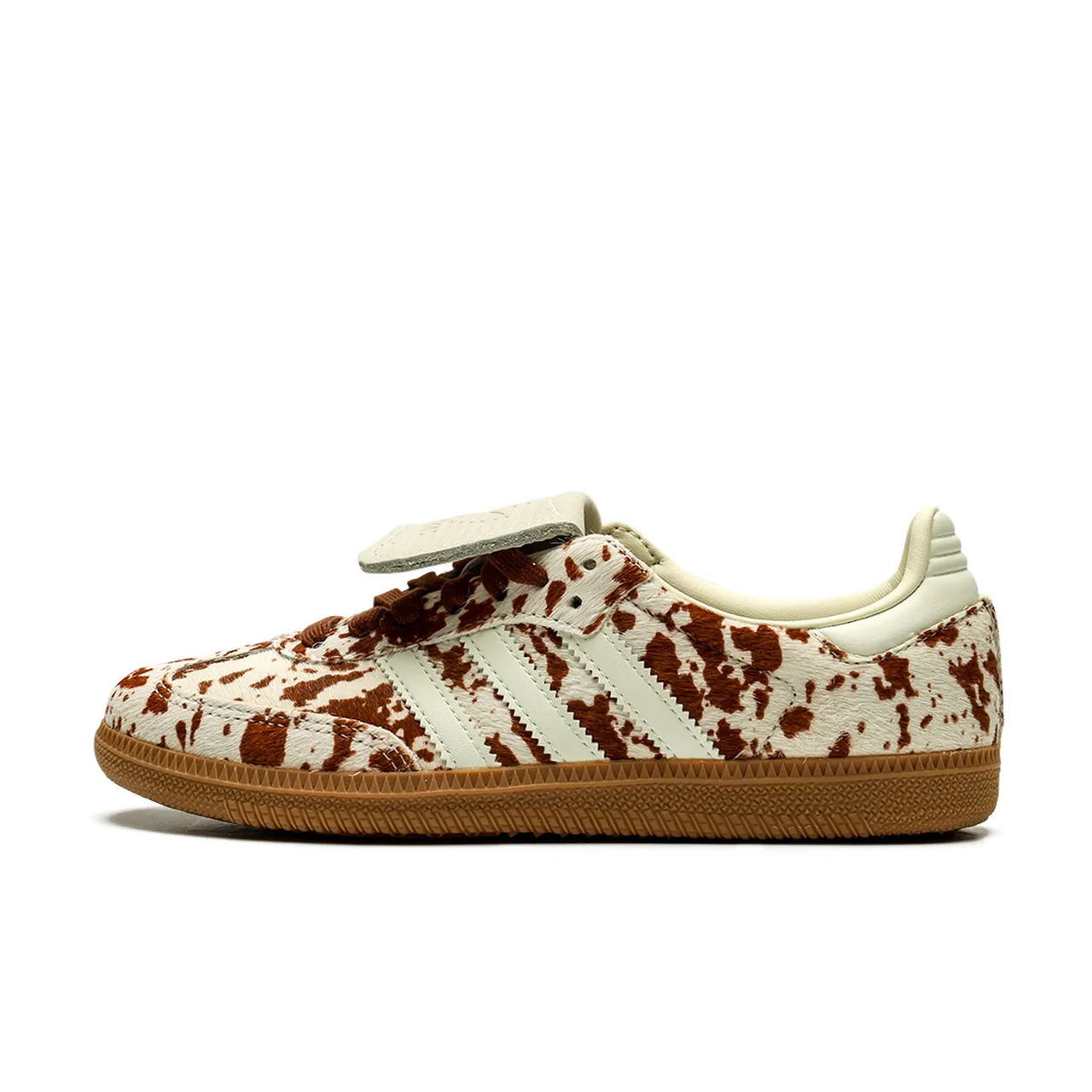 adidas Samba LT Cow Print Brown White - 1