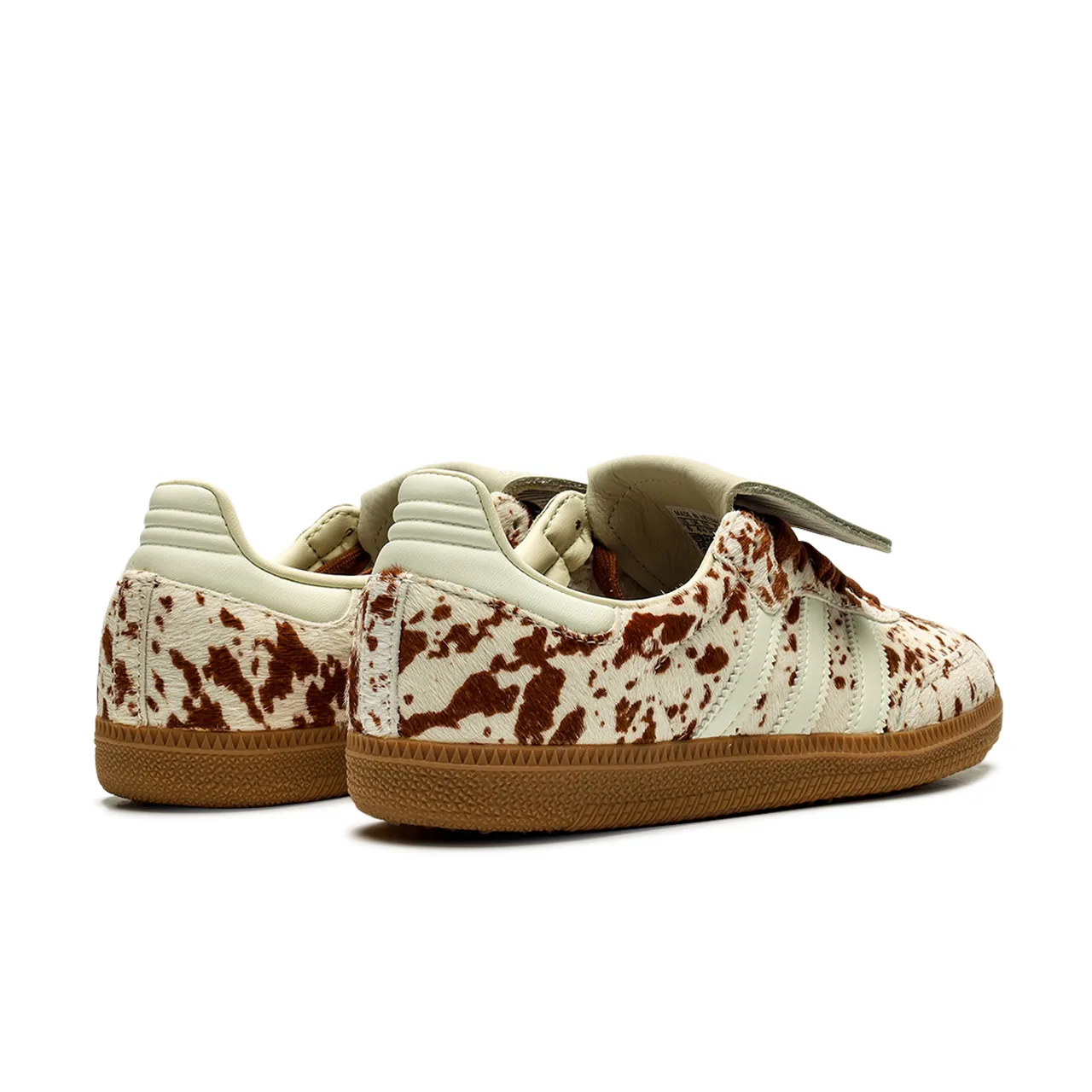 adidas Samba LT Cow Print Brown White - 3