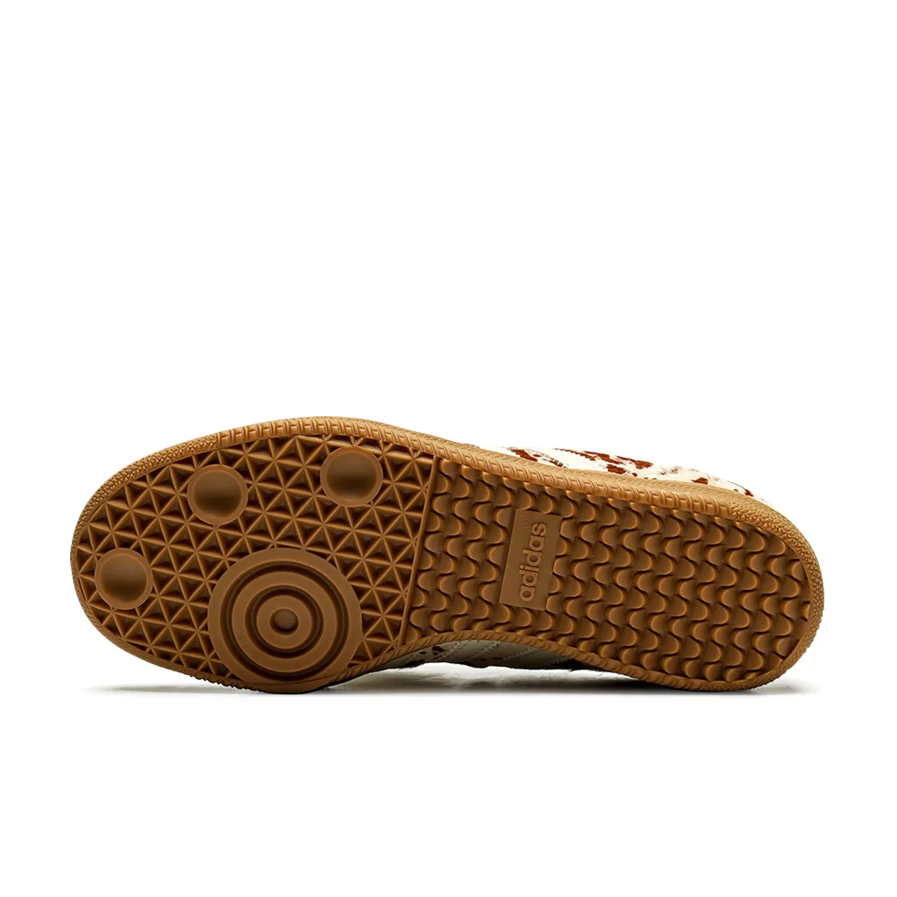 adidas Samba LT Cow Print Brown White - 5