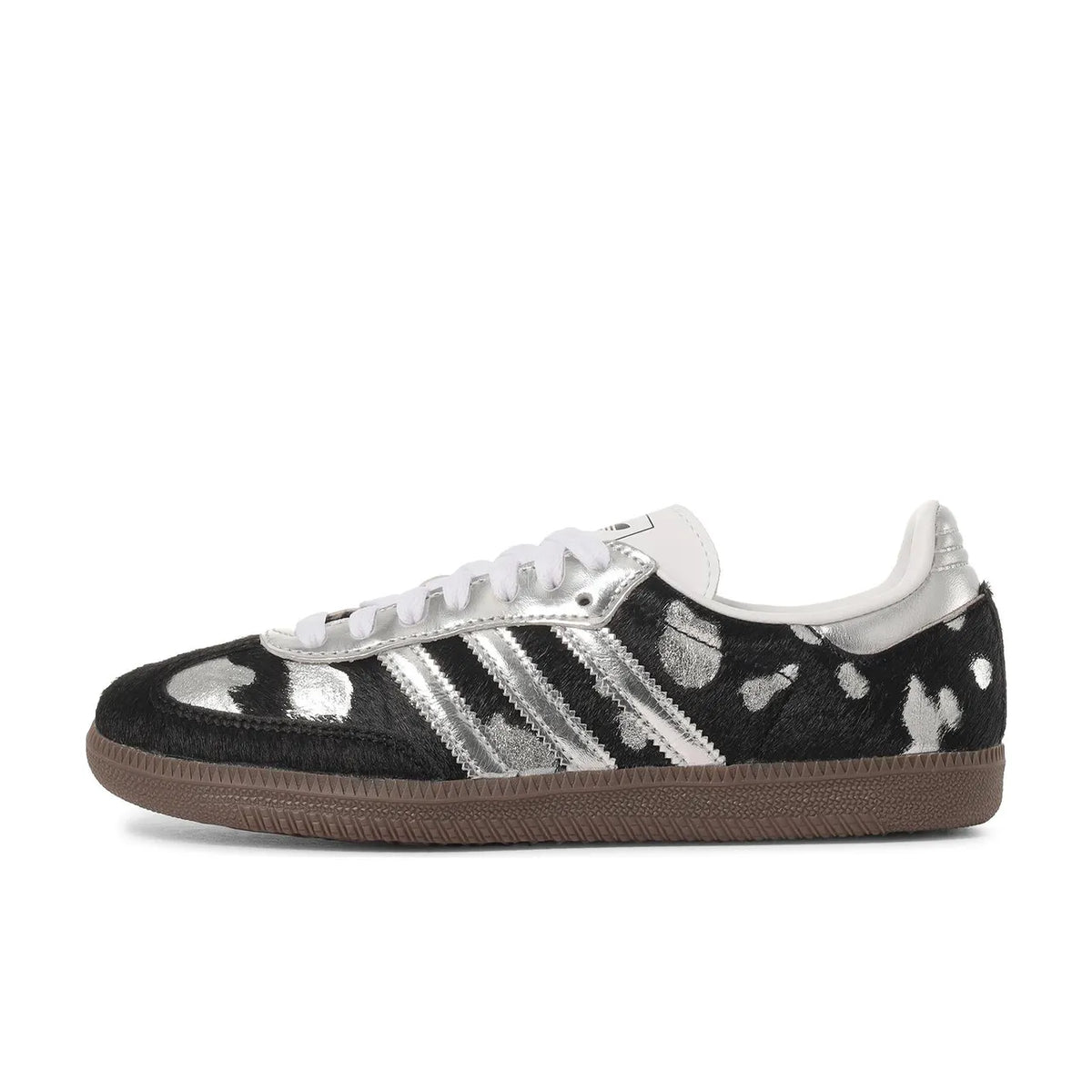 adidas Samba OG Black Pony Hair Silver Metallic - 1