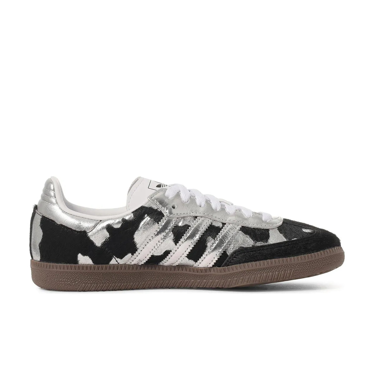adidas Samba OG Black Pony Hair Silver Metallic - 5