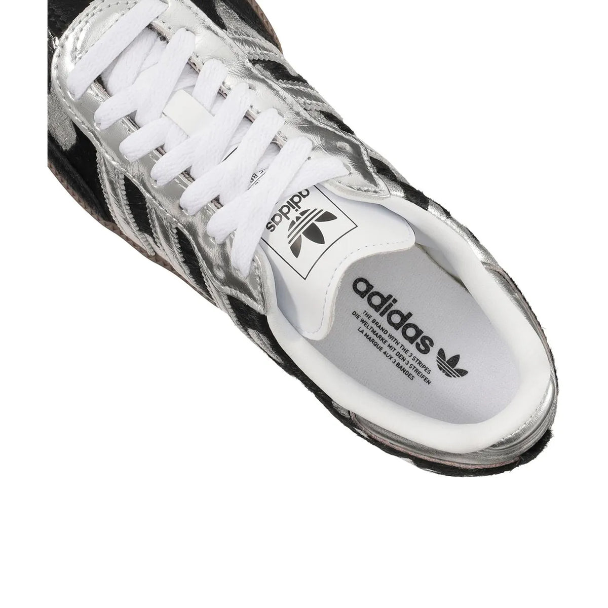 adidas Samba OG Black Pony Hair Silver Metallic - 7