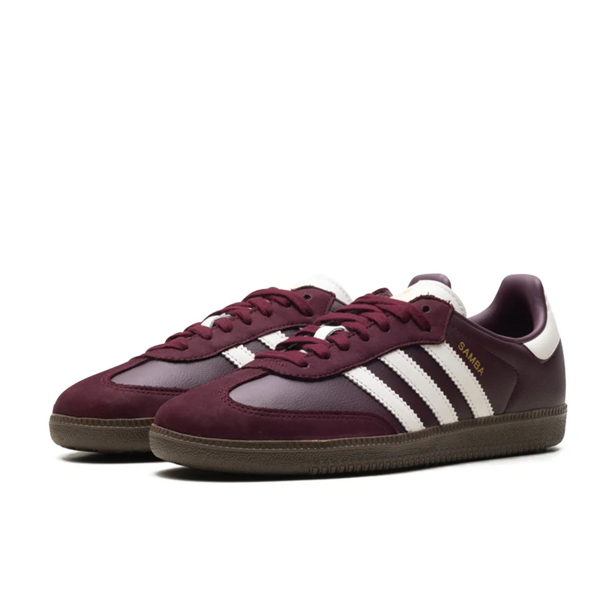 adidas Samba OG Maroon Off White Gum - 2