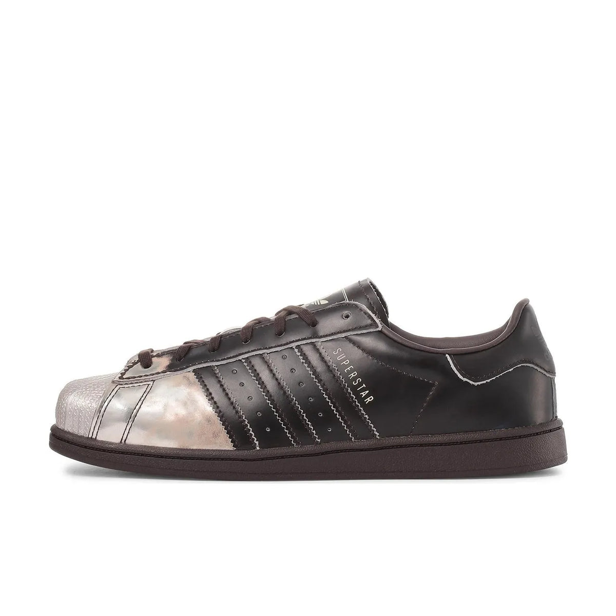 adidas Superstar Square Toe Aurora Coffee Silver Metallic - 2