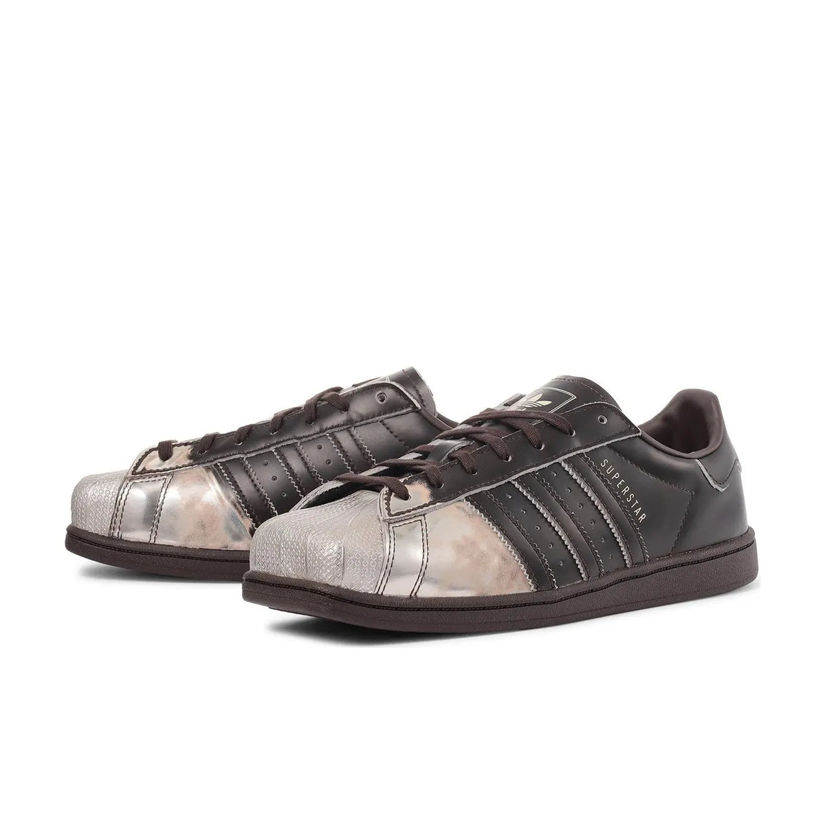 adidas Superstar Square Toe Aurora Coffee Silver Metallic - 3