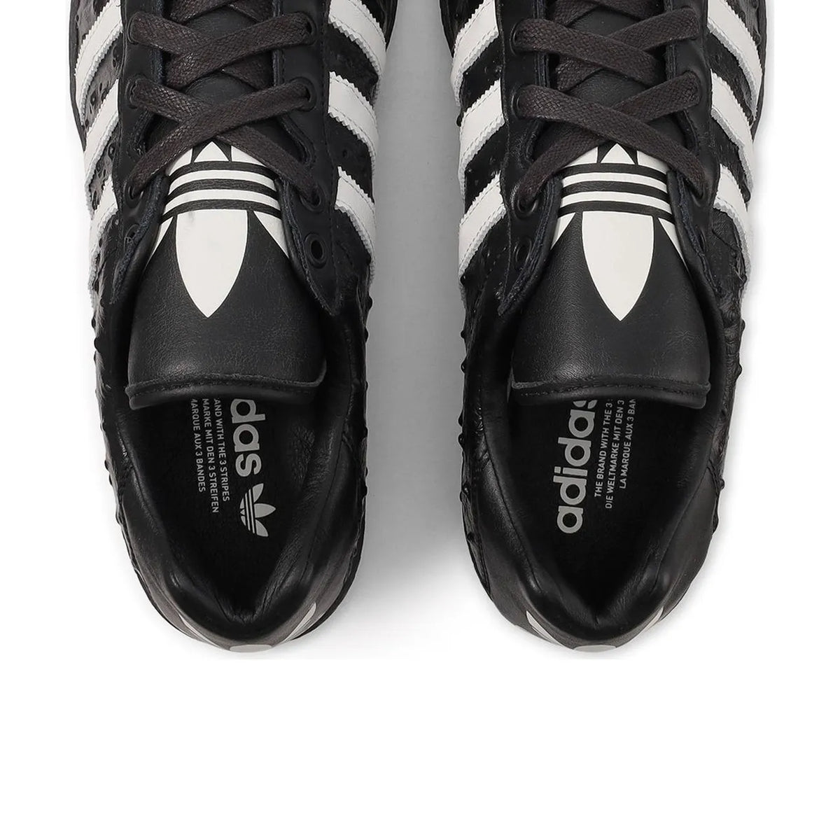 adidas Ultrastar Black White Ostrich Made in Germany - 3