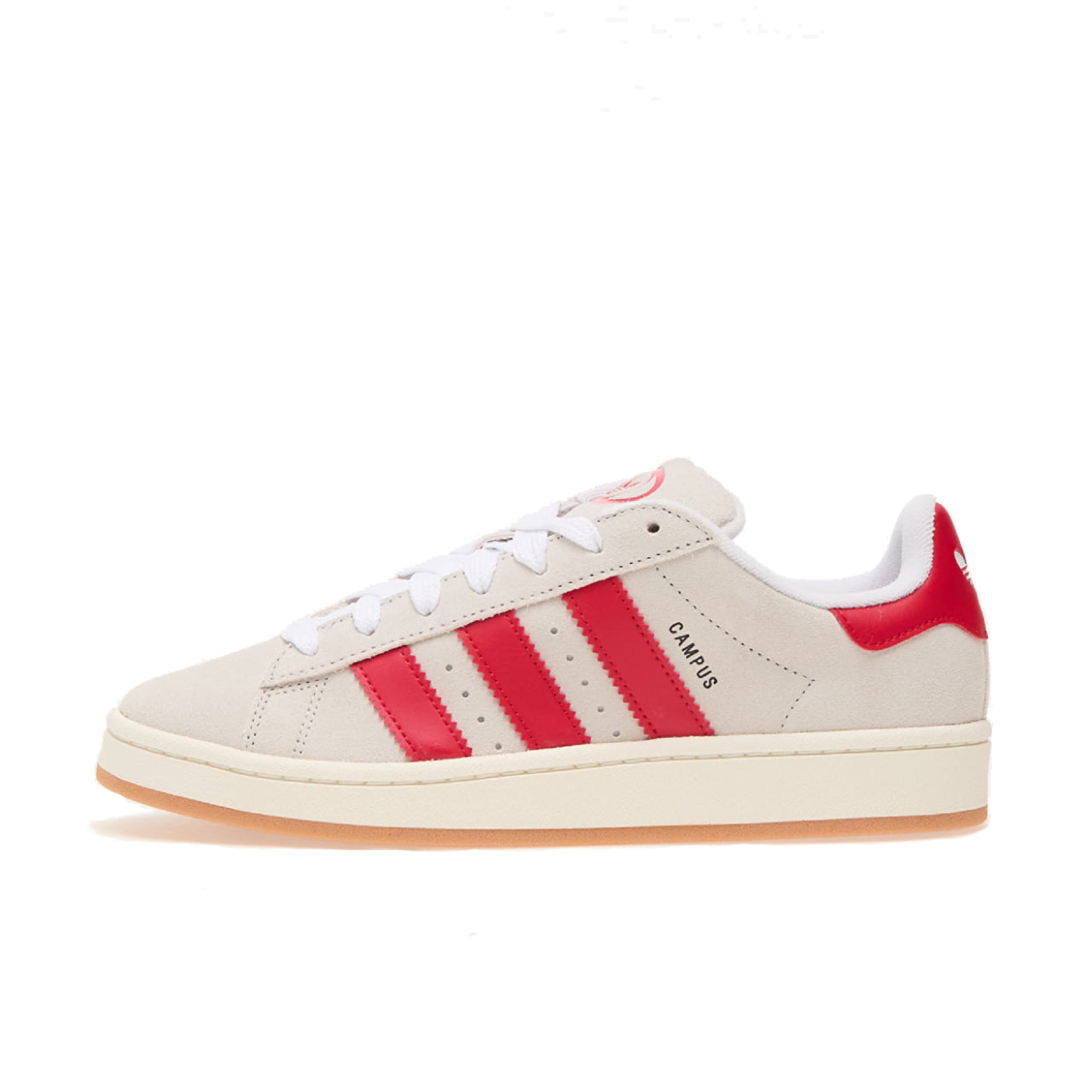 adidas Campus 00s Crystal White Better Scarlet - GY0037 - Left