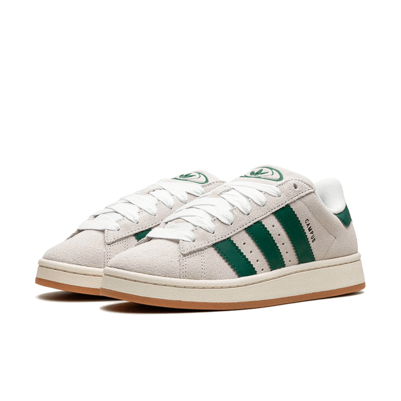 adidas Campus 00s Crystal White Dark Green - GY0038 - medial