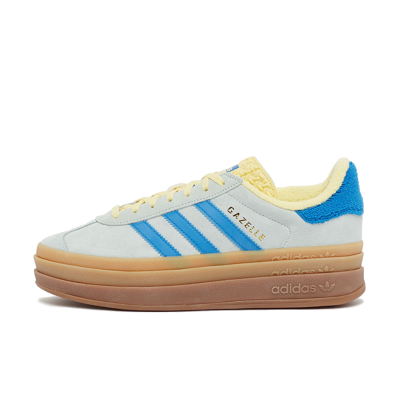 adidas Gazelle Bold Almost Blue Yellow - IE0430 - left