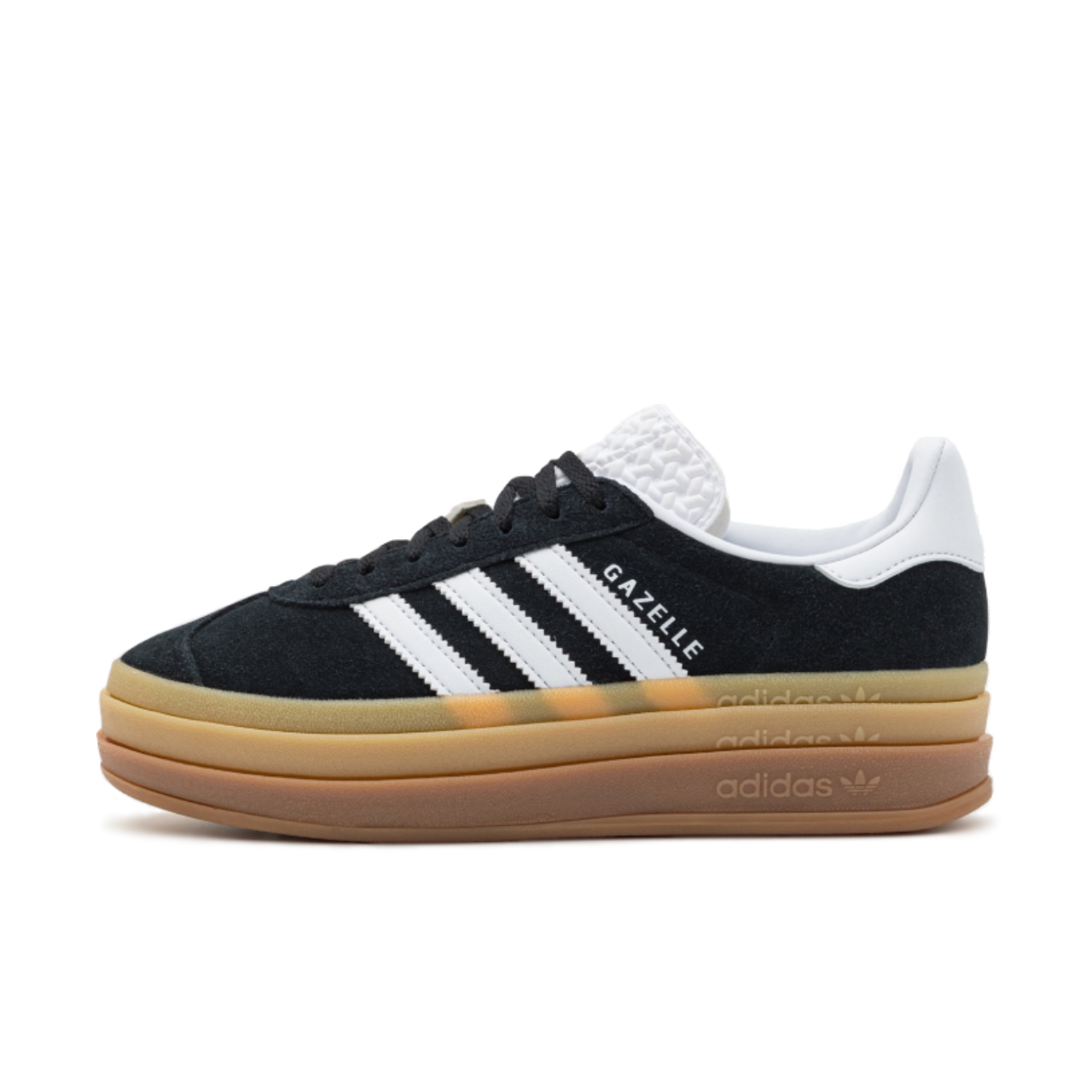 adidas Gazelle Bold Black White Gum - IE0876 - Left