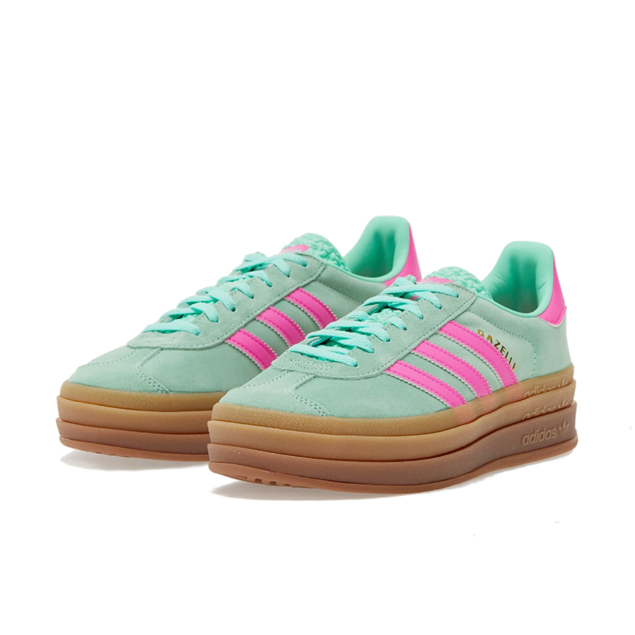 adidas Gazelle Bold Pulse Mint Pink - H06125 - Medial