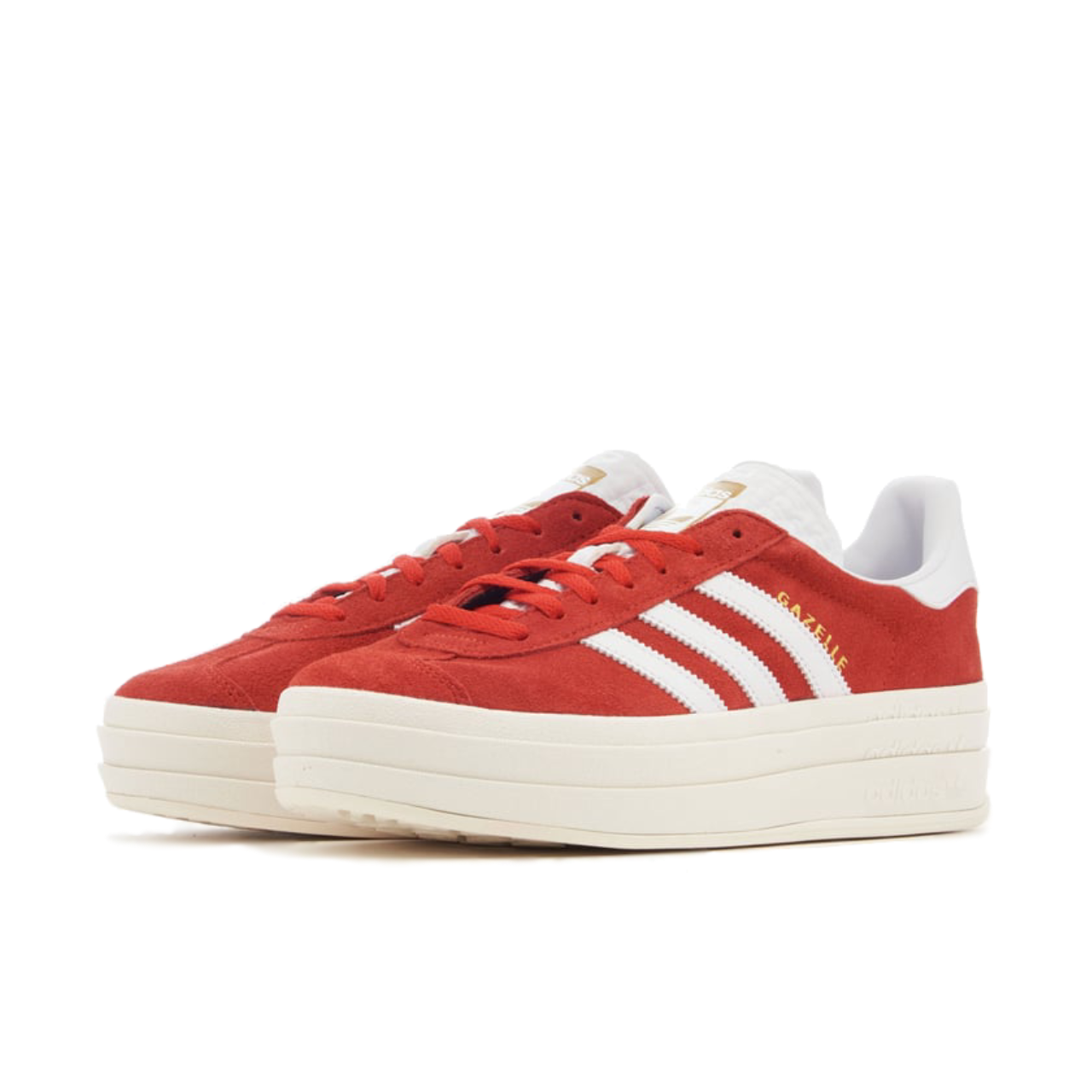 adidas Gazelle Bold Red Cloud White - ID6990 - Medial