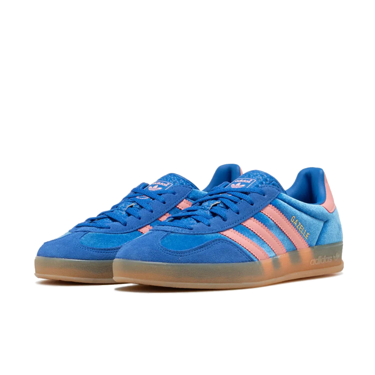 adidas Gazelle Indoor Blue Semi Pink Spark - IG6785 - Medial