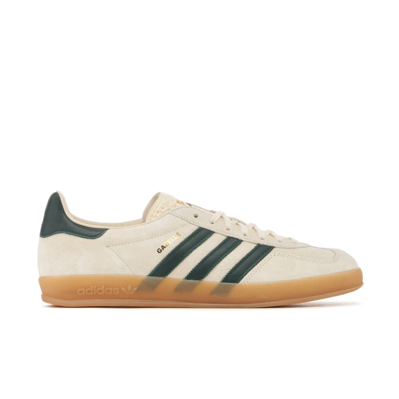 adidas Gazelle Indoor Cream White Collegiate Green Gum - IH7502 - Right