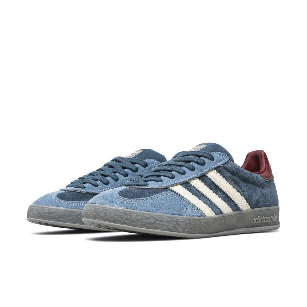 adidas Gazelle Indoor Crew Navy Burgundy - ID1008 - Medial