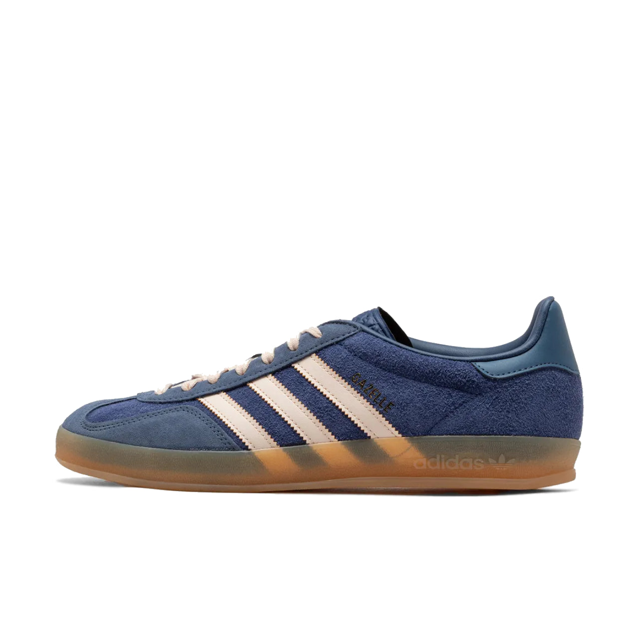 adidas Gazelle Indoor Dark Blue Bliss Orange - JI0322 - Left