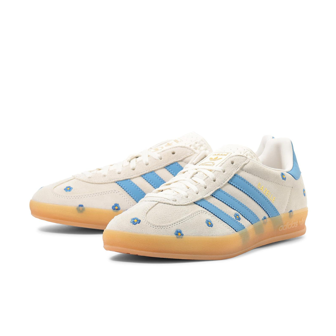 adidas Gazelle Indoor Light Blue Floral - IF4491 - Medial