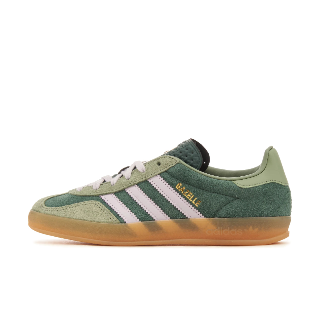 adidas Gazelle Indoor Mineral Green Silver Dawn - JI0323 - Left