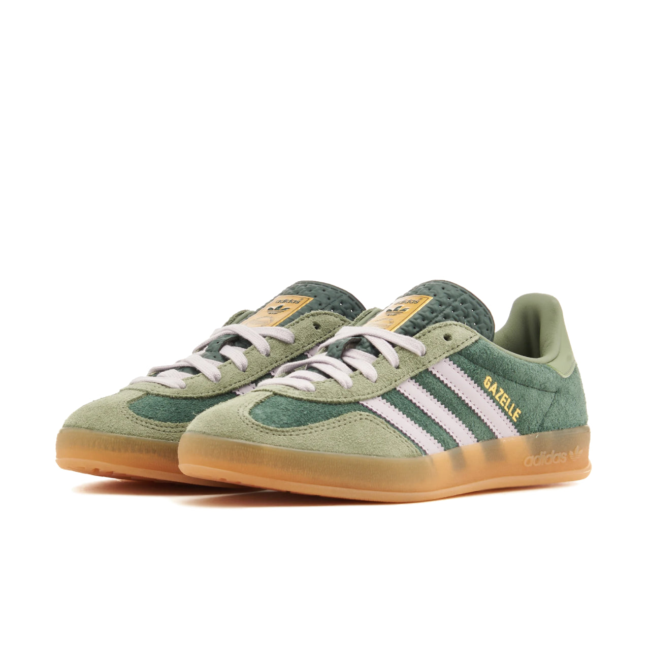 adidas Gazelle Indoor Mineral Green Silver Dawn - JI0323 - Medial