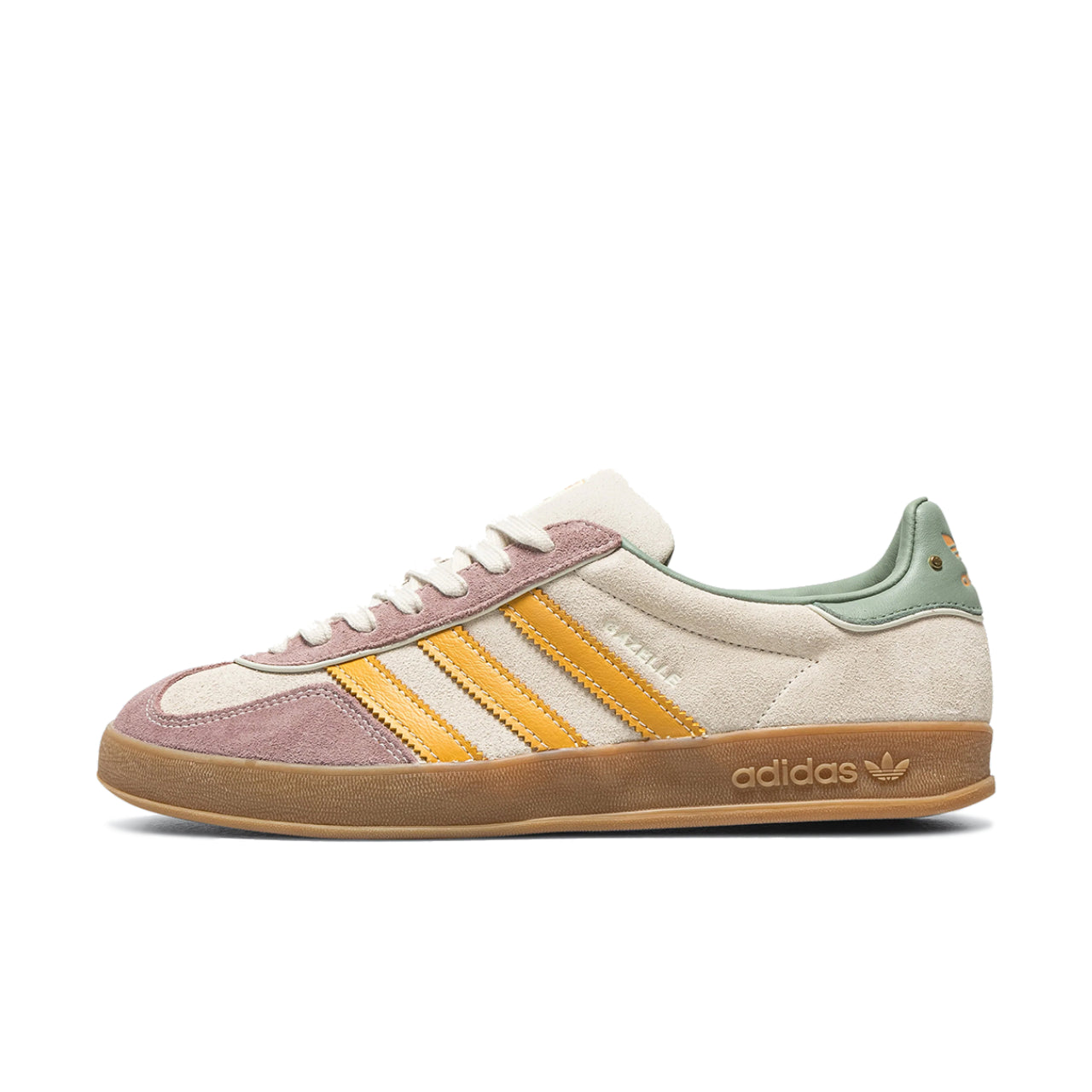 adidas Gazelle Indoor Off White Preloved Yellow - ID1007 - Left