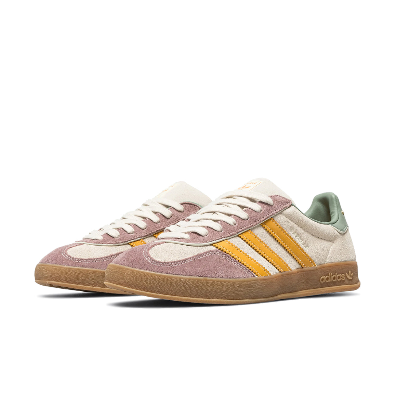 adidas Gazelle Indoor Off White Preloved Yellow - ID1007 - Medial