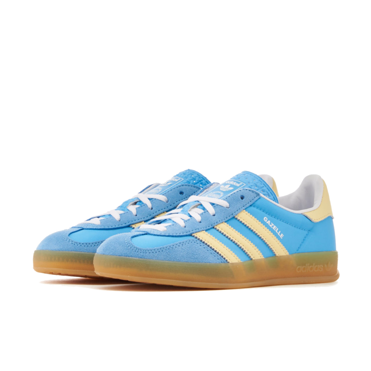 adidas Gazelle Indoor Semi Blue Burst Almost Yellow - IE2960 - Medial